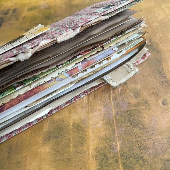 Tall Slim Junk Journal handmade distressed - Picture 3 of 10